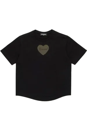 Dsquared2 T-shirt en coton à logo strassé