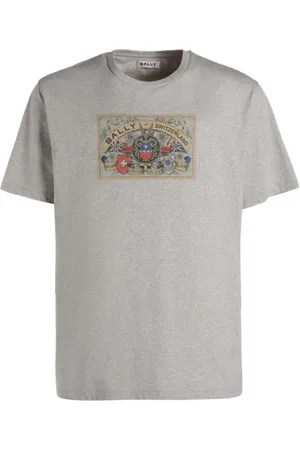 Bally T-shirt en laine à logo imprimé