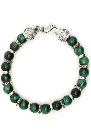 EMANUELE BICOCCHI Bracelet de perles Tiger Eye