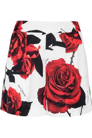 Balmain Short à fleurs