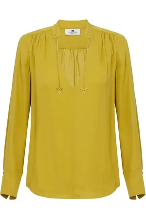 Elisabetta Franchi Blouse à breloque logo