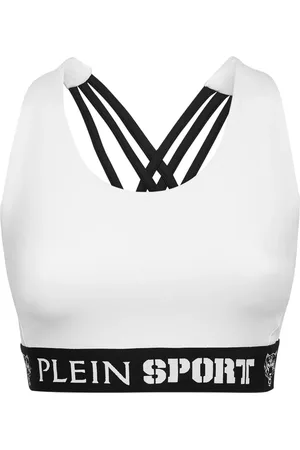 Philipp Plein Brassière de sport à bande logo