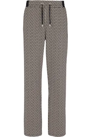 Balmain Pantalon de jogging Droit à lien de resserrage