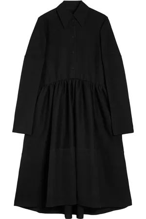 Jil Sander Robe-chemise à coupe mi-longue