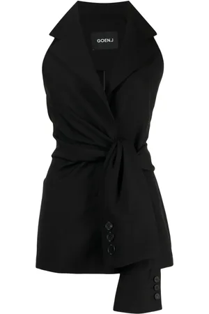 GOEN.J Blazer à design sans manches