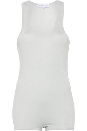 Ioana Ciolacu Body en maille métallisée