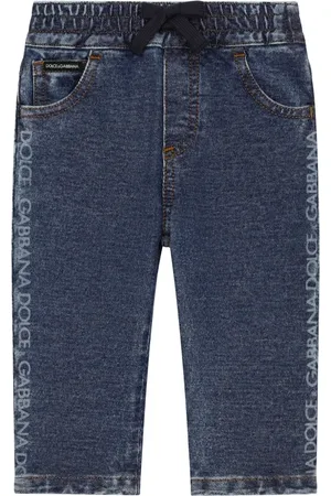 Dolce & Gabbana Jean à logo imprimé