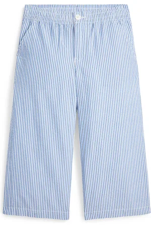 Ralph Lauren Pantalon en seersucker à rayures