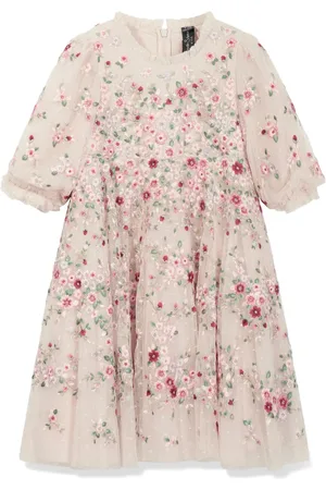 Needle & Thread Robe à fleurs brodées