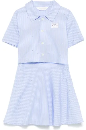 Palm Angels Robe à ornements strassés