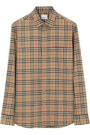 Burberry Chemise en coton à motif Vintage Check