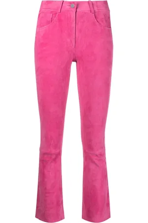 arma leder Pantalon court à coupe slim