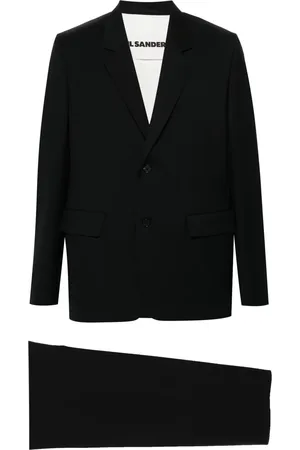 Jil Sander Costume en laine à simple boutonnage