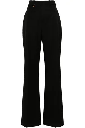 Jacquemus Pantalon Le Pantalon Sauge à coupe évasée
