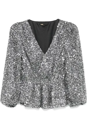 Maje Blouse brodée de sequins