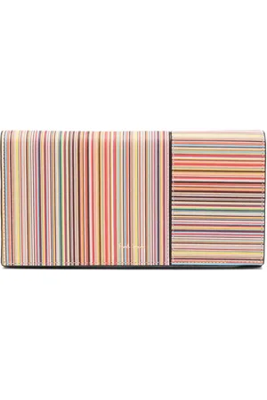 Paul Smith Portefeuille en cuir à rayures