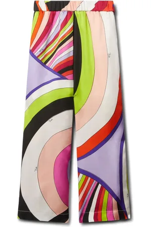 PUCCI Junior Pantalon à imprimé Iride