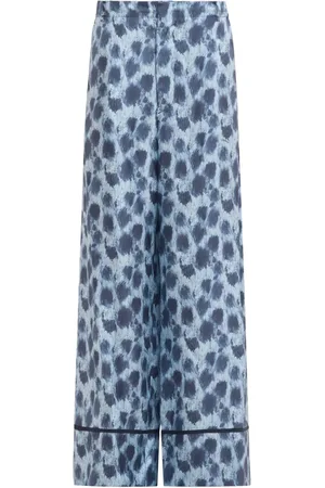 Marni Pantalon en soie à coupe ample