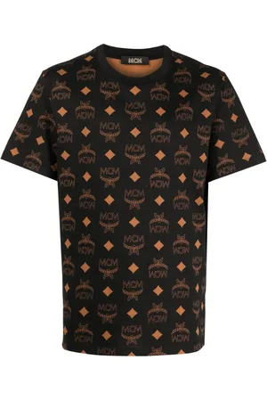 MCM T-shirt en coton à logo imprimé