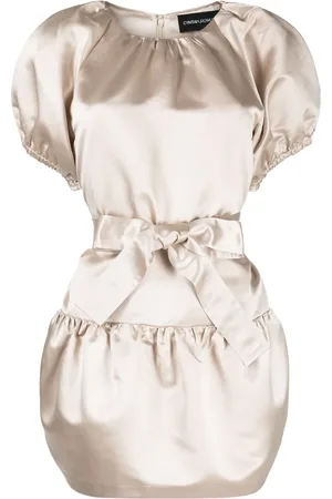 Cynthia Rowley Robe en satin à coupe courte
