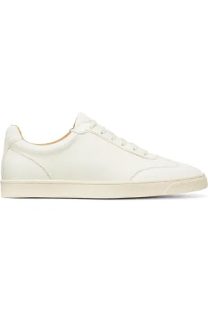 Brunello Cucinelli Baskets en cuir à logo imprimé