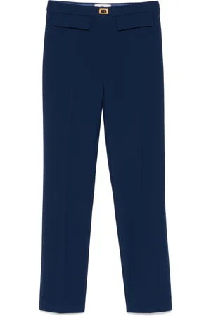 Elisabetta Franchi Pantalon à plaque logo