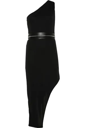 Patrizia Pepe Robe asymétrique à détails de zips