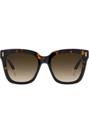 Missoni Lunettes de soleil carrées à effet écailles de tortue