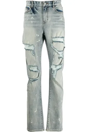 HACULLA Jean slim à effet usé
