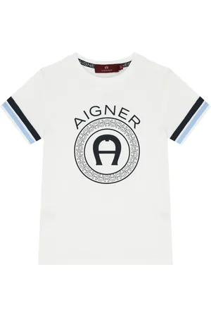 Aigner T-shirt en coton à imprimé graphique