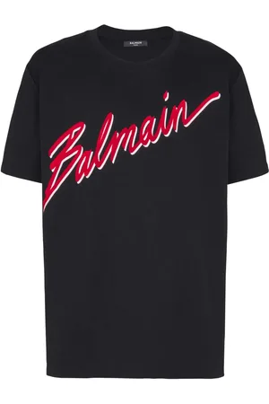 Balmain T-shirt à logo floqué