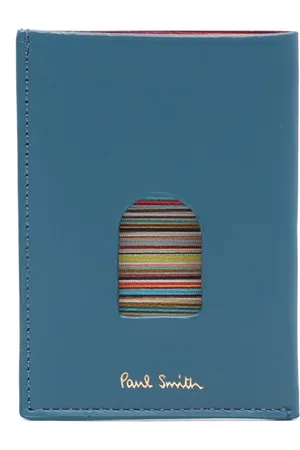 Paul Smith Porte-cartes à rayures signature
