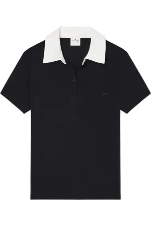 Courrèges Polo à col contrastant