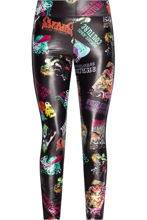 VERSACE Legging à motif abstrait