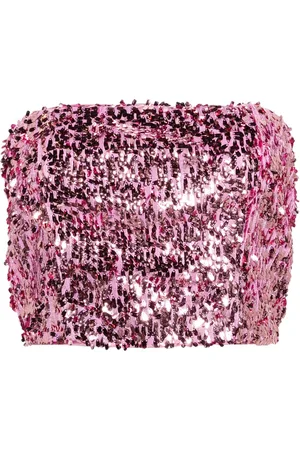 ROTATE Haut bandeau à ornements de sequins