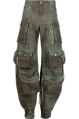 The Attico Jean cargo à imprimé camouflage
