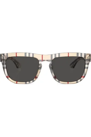 Burberry Lunettes de soleil carrées à motif Vintage Check