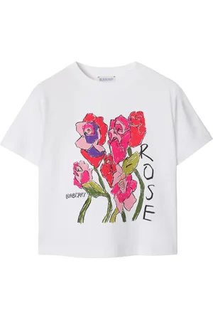 Burberry T-shirt Rose en coton