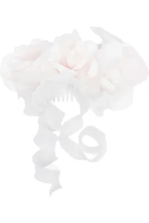 MONNALISA Barrette à fleurs appliquées