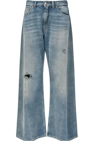 Maison Margiela Jean ample à effet usé