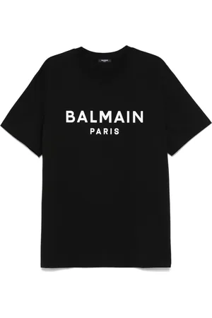 Balmain T-shirt à logo imprimé