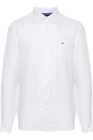 Tommy Hilfiger Chemise en lin à effet délavé