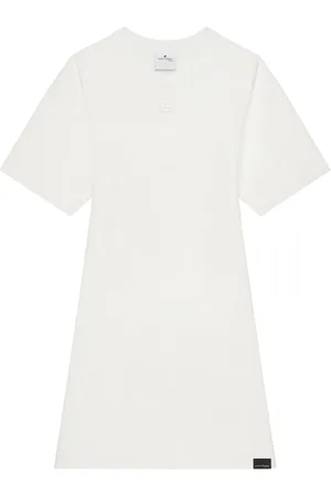 Courrèges Robe en coton à coupe courte