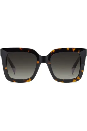Missoni Lunettes de soleil carrées à effet écailles de tortue
