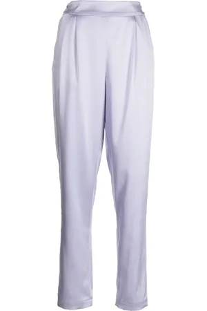 FLEUR DU MAL Pantalon de tailleur à design plissé