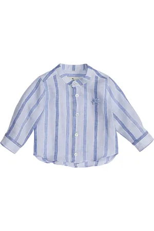 Etro Chemise rayée à broderies Pegaso