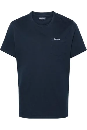 Barbour T-shirt en coton à logo brodé