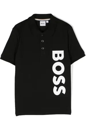 HUGO BOSS Polo en coton à logo imprimé