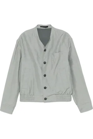 Giorgio Armani Veste bomber à texture flammée