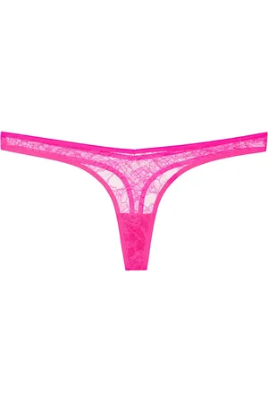 MAISON CLOSE String à fleurs en dentelle